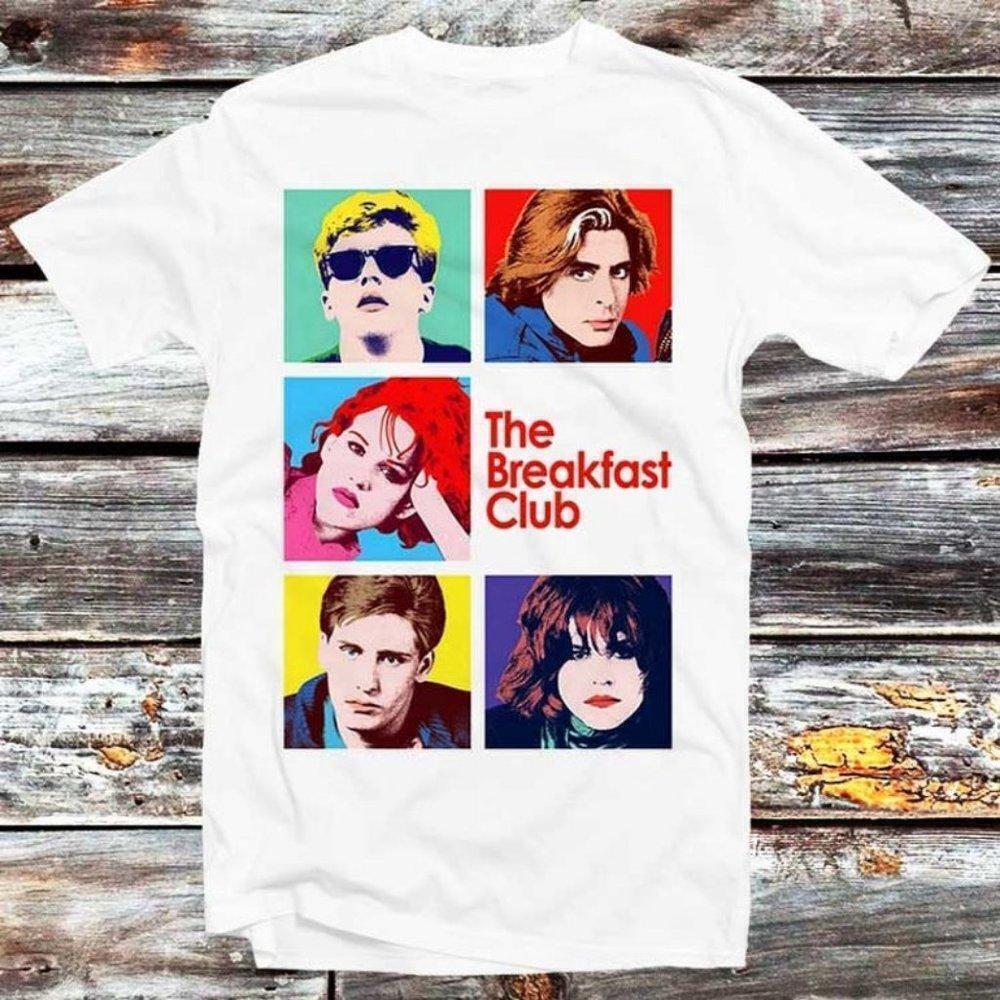 The Breakfast Club 80s Retro Movie Graphic Nostalgic Film Fan T-Shirt